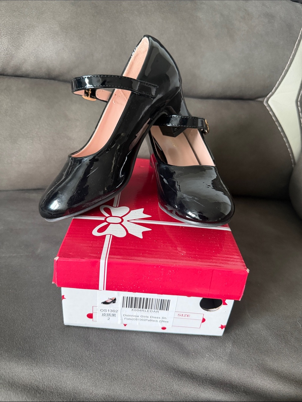 Classic Patent Mary Jane Heels - Black